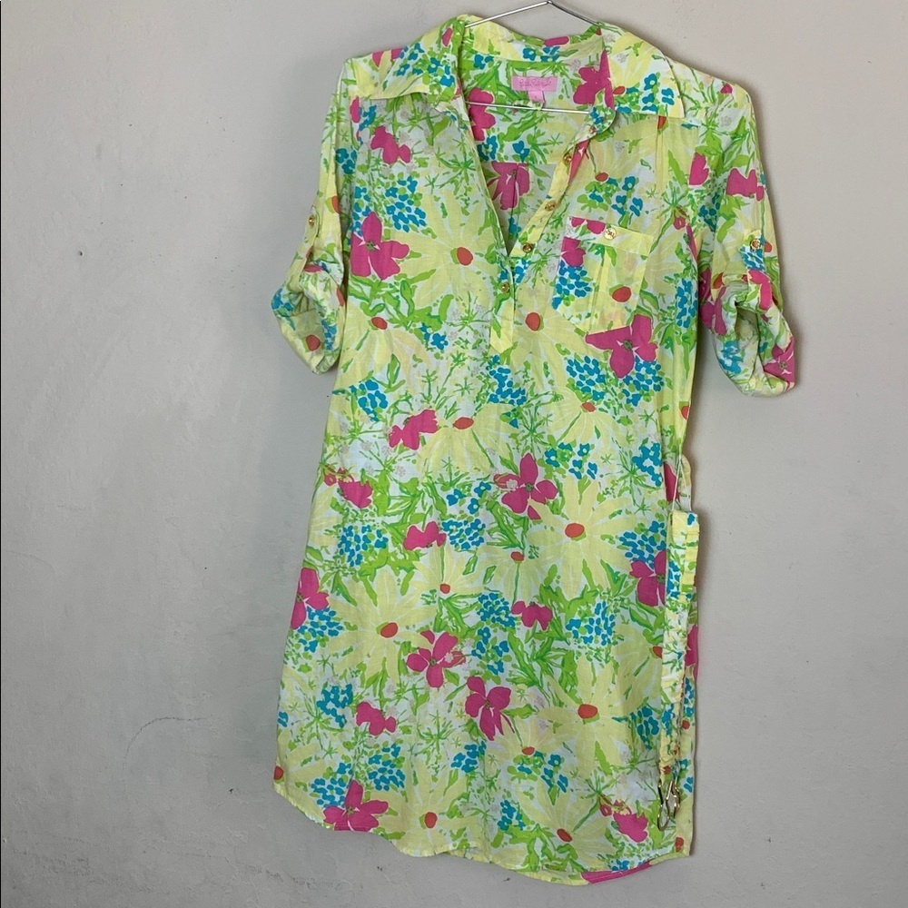 Lilly Pulitzer floral print shift dress Size Small - Picture 2 of 9